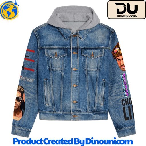 George Michael Hooded Denim Jacket