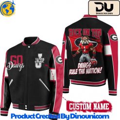 Georgia Bulldogs Football NCAA Back On Top Baseball Jacket