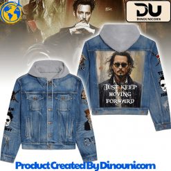 Johnny Depp Hooded Denim Jacket