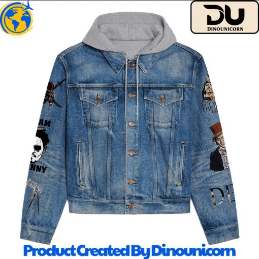 Johnny Depp Hooded Denim Jacket