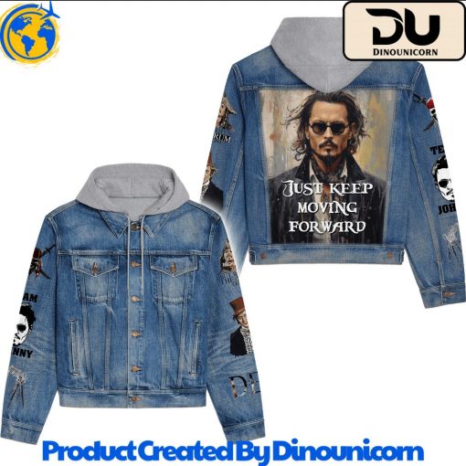 Johnny Depp Hooded Denim Jacket