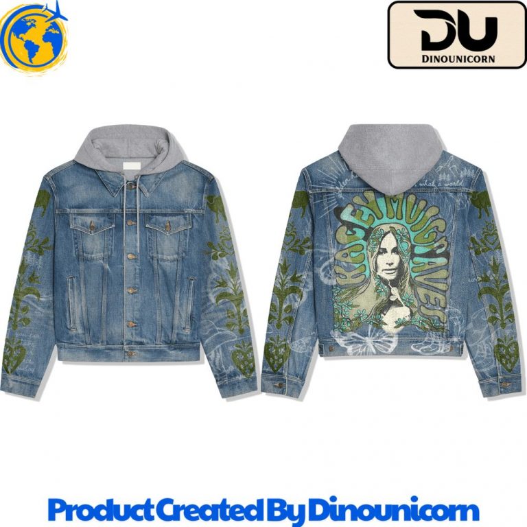 Kacey Musgraves Hooded Denim Jacket