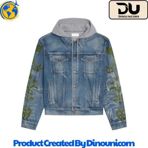 Kacey Musgraves Hooded Denim Jacket