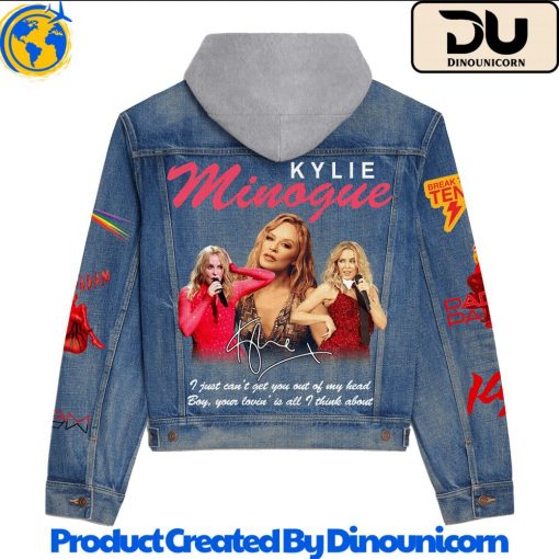 Kylie Minogue Hooded Denim Jacket