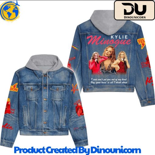 Kylie Minogue Hooded Denim Jacket