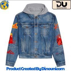 Kylie Minogue Hooded Denim Jacket