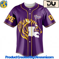 LSU Tigers Football NCAA Baseball Jersey