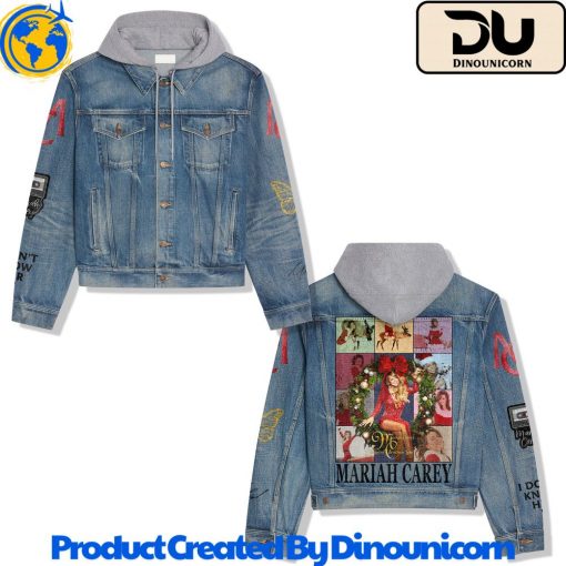 Mariah Carey Hooded Denim Jacket