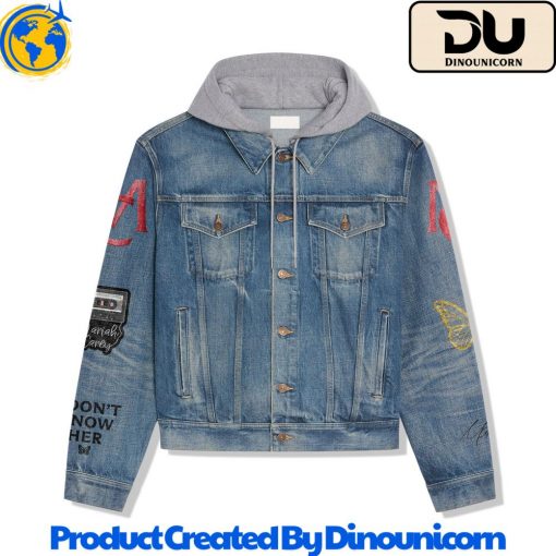 Mariah Carey Hooded Denim Jacket