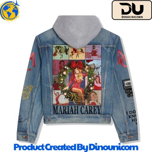 Mariah Carey Hooded Denim Jacket