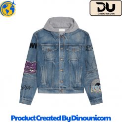 Mary J Blige Hooded Denim Jacket