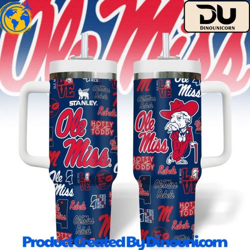 Ole Miss Rebels Football NCAA Stanley Tumbler Cup