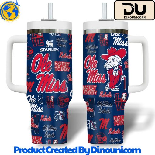 Ole Miss Rebels Football NCAA Stanley Tumbler Cup