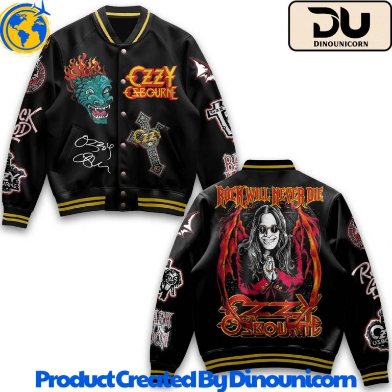 Ozzy Osbourne Baseball Jacket