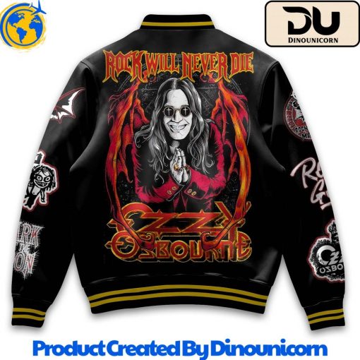 Ozzy Osbourne Baseball Jacket