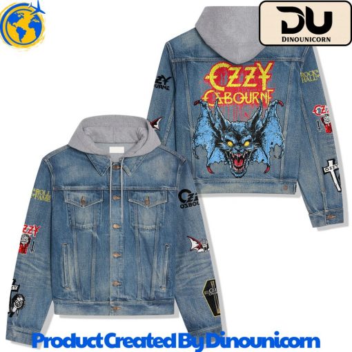 Ozzy Osbourne Hooded Denim Jacket