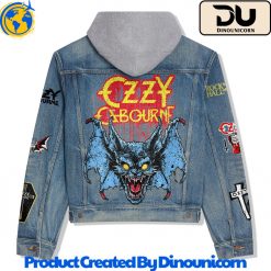 Ozzy Osbourne Hooded Denim Jacket