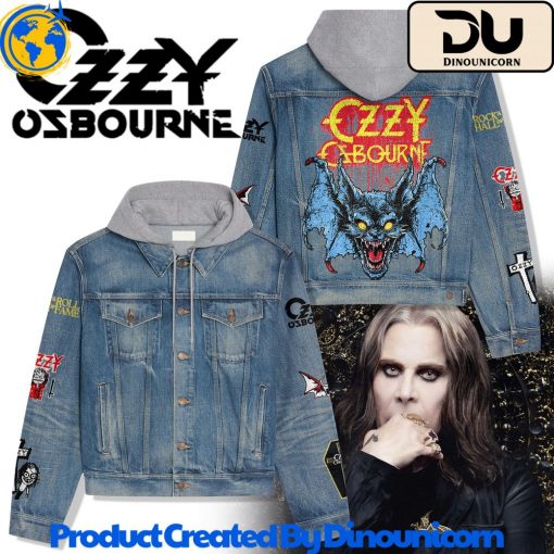 Ozzy Osbourne Hooded Denim Jacket