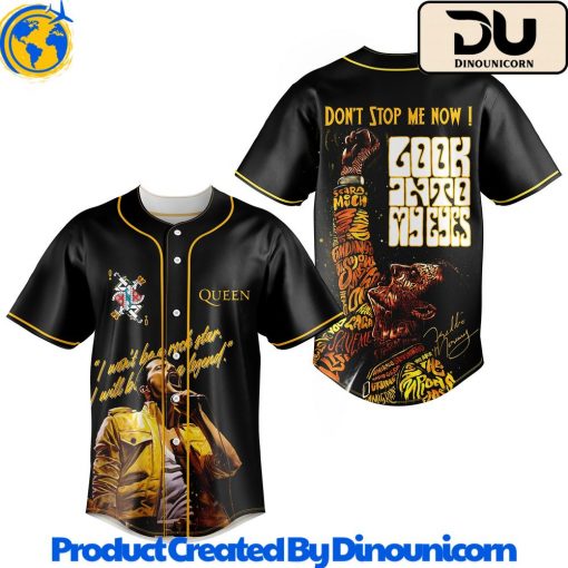 Queen Rock Band Baseball Jersey