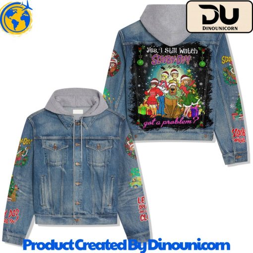 Scooby-Doo Merry Christmas Hooded Denim Jacket