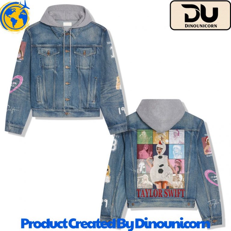 Taylor Swift Hooded Denim Jacket