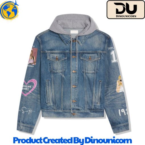 Taylor Swift Hooded Denim Jacket