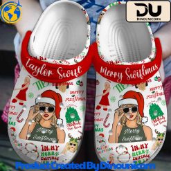 Taylor Swift Merry Christmas Crocs