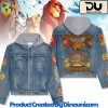 Florida Gators Football NCAA Hooded Denim Jacket