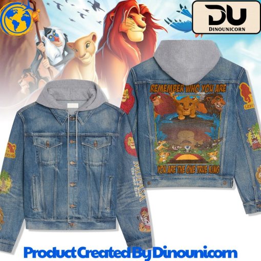 The Lion King Hooded Denim Jacket