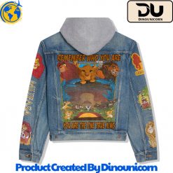 The Lion King Hooded Denim Jacket