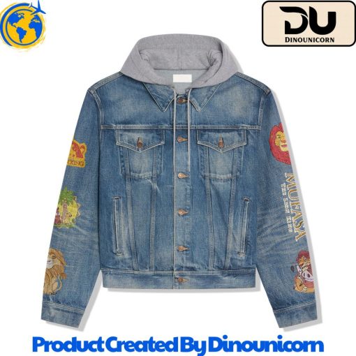 The Lion King Hooded Denim Jacket