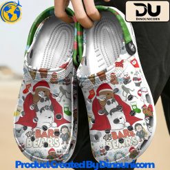 We Bare Bears Merry Christmas Crocs