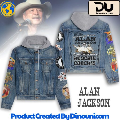 Alan Jackson Hooded Denim Jacket