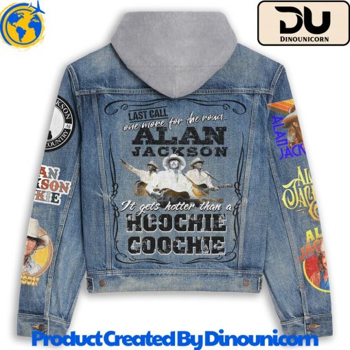 Alan Jackson Hooded Denim Jacket