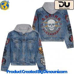 Asking Alexandria Hooded Denim Jacket