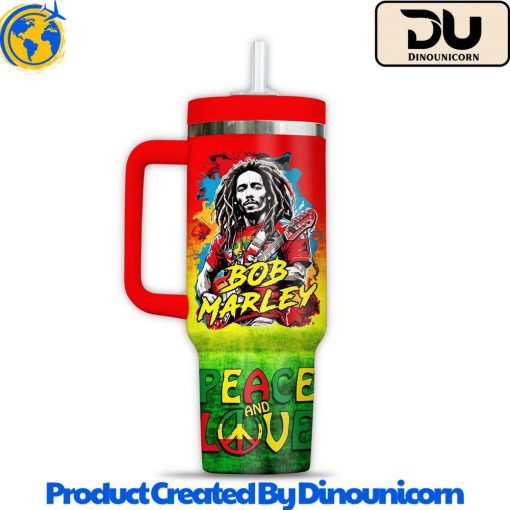 Bob Marley Happy Valentine’s Day Stanley Tumbler Cup