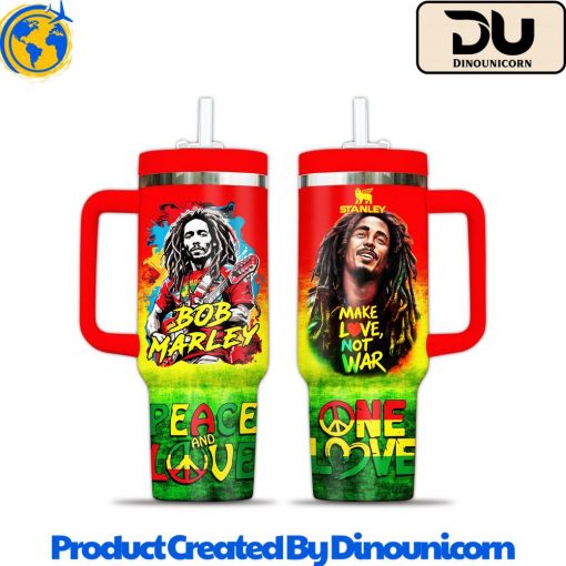 Bob Marley Happy Valentine’s Day Stanley Tumbler Cup