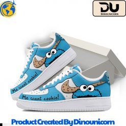 Cookie Monster Air Force 1 Sneaker