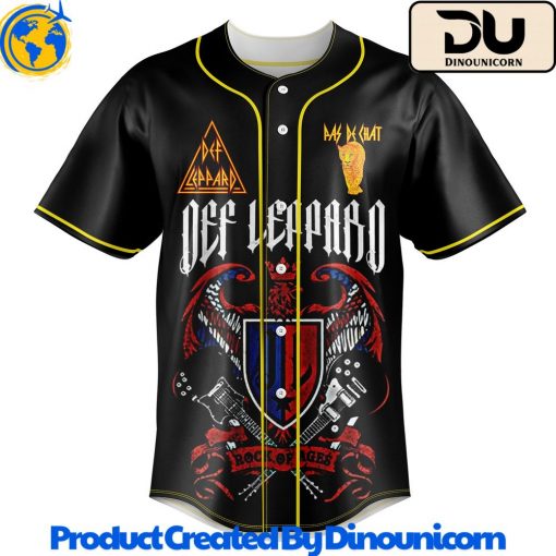 Def Leppard Tour Baseball Jersey