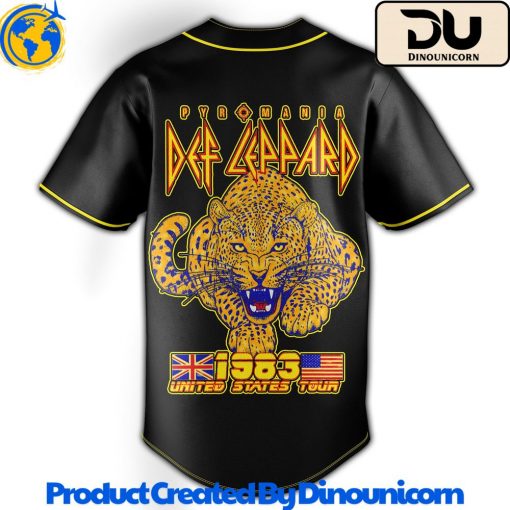 Def Leppard Tour Baseball Jersey