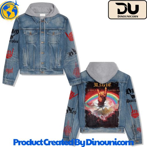 Dio Band Hooded Denim Jacket