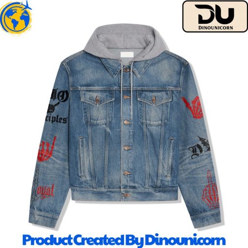 Dio Band Hooded Denim Jacket