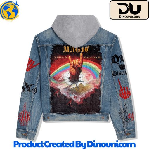 Dio Band Hooded Denim Jacket