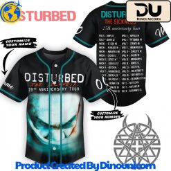 Disturbed Tour Baseball Jersey