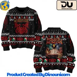 Dungeons Dragons Ugly Christmas Sweater