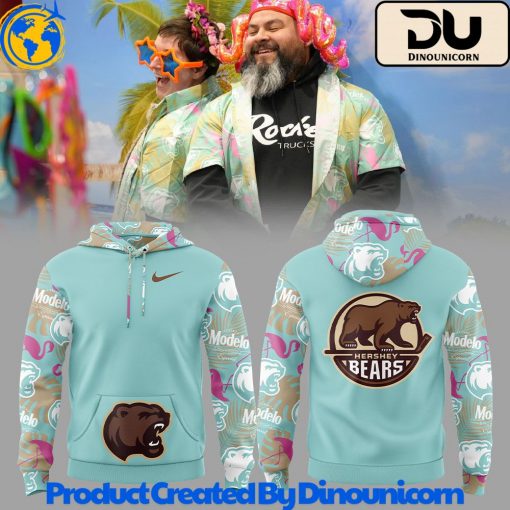 Hershey Bears AHL Corona x Modelo Hawaiian Hoodie