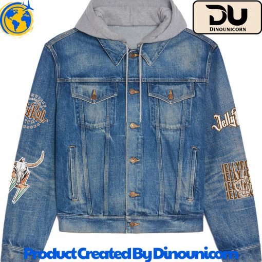 Jelly Roll Hooded Denim Jacket