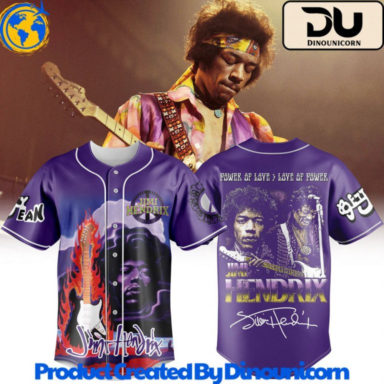 Jimi Hendrix Baseball Jersey