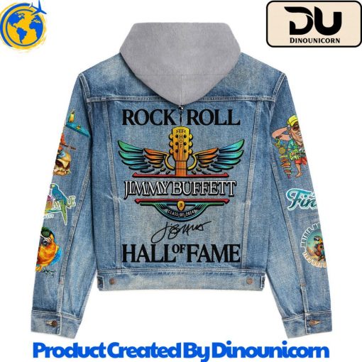 Jimmy Buffett Hooded Denim Jacket