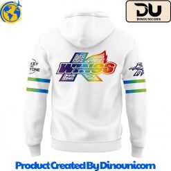 Kalamazoo Wings Uniform Rainbow Ice Hoodie